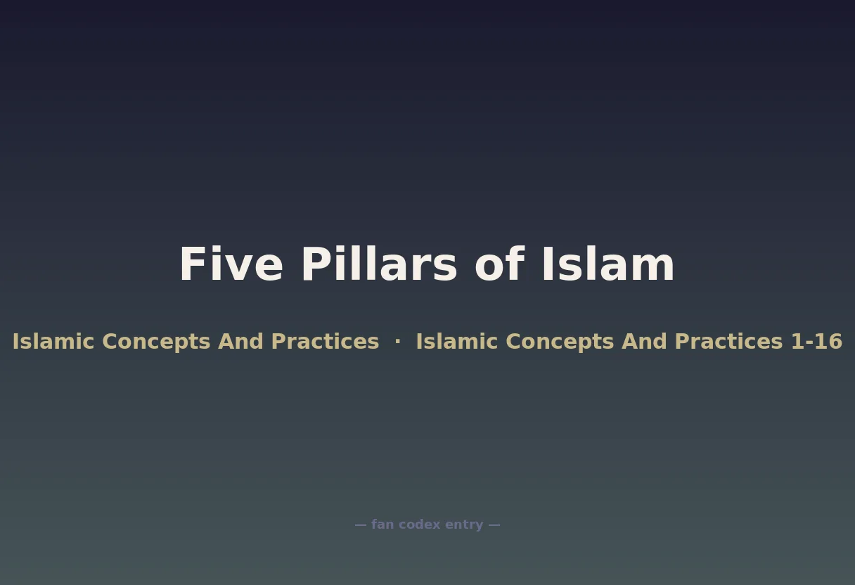 Five Pillars of Islam