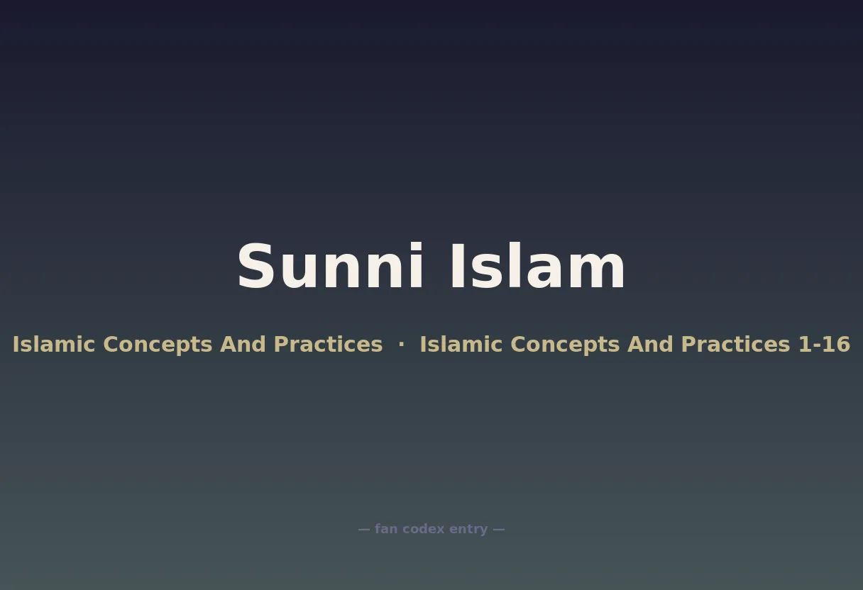 Sunni Islam