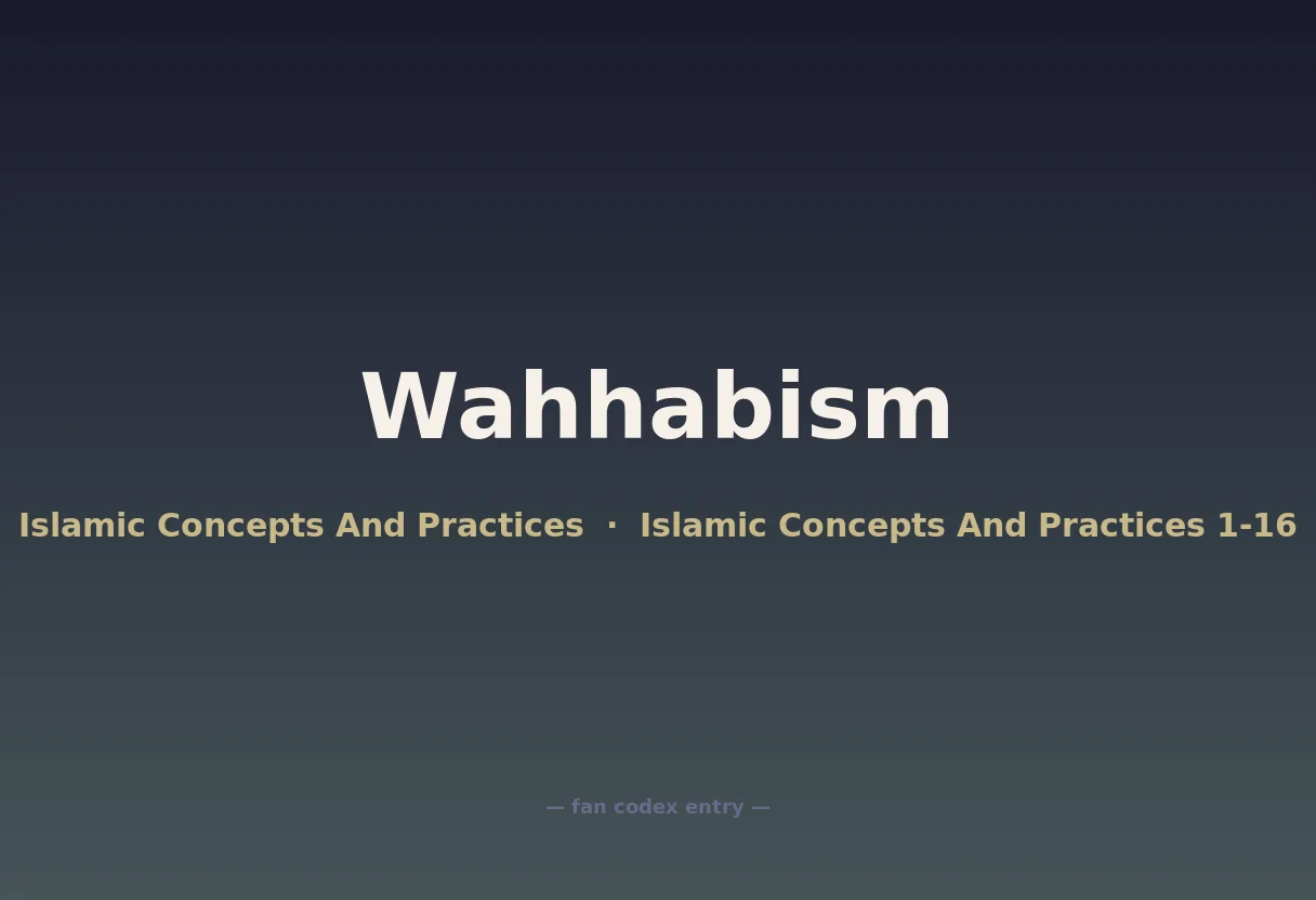 Wahhabism
